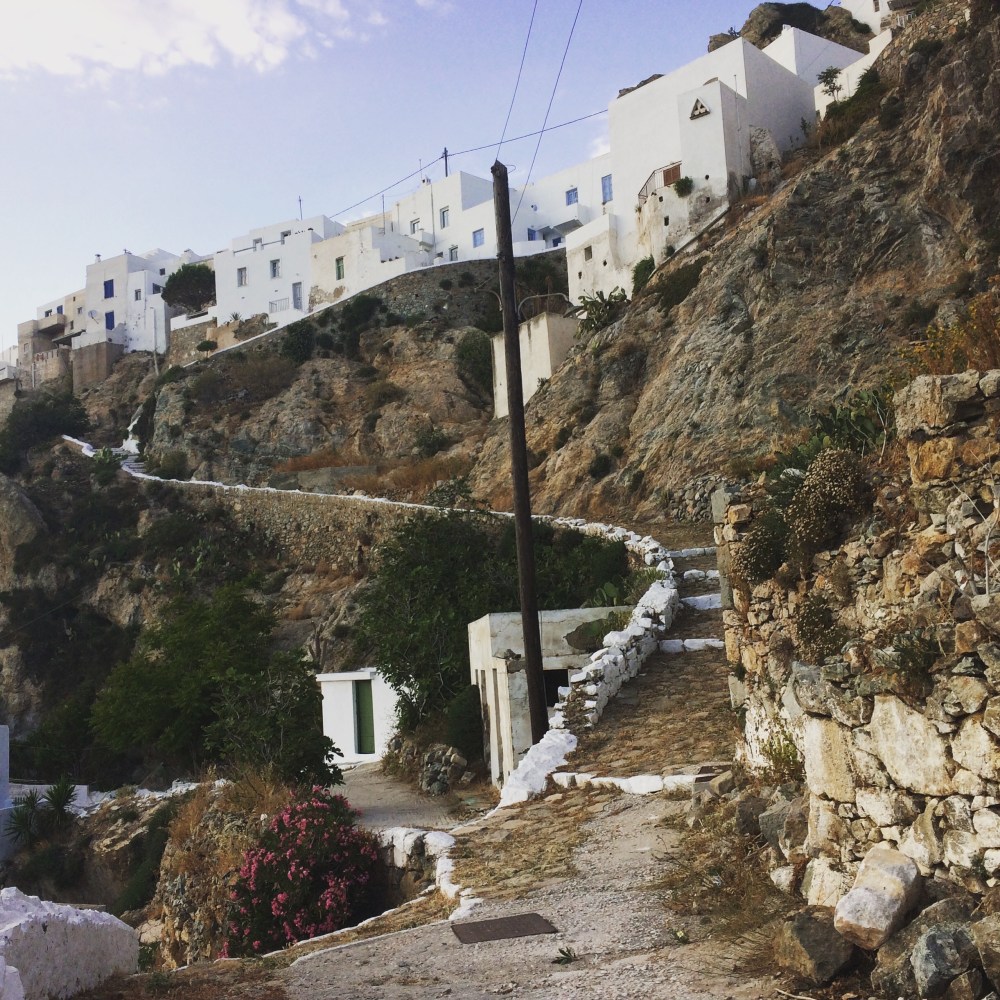 going up, Chora, May 2020