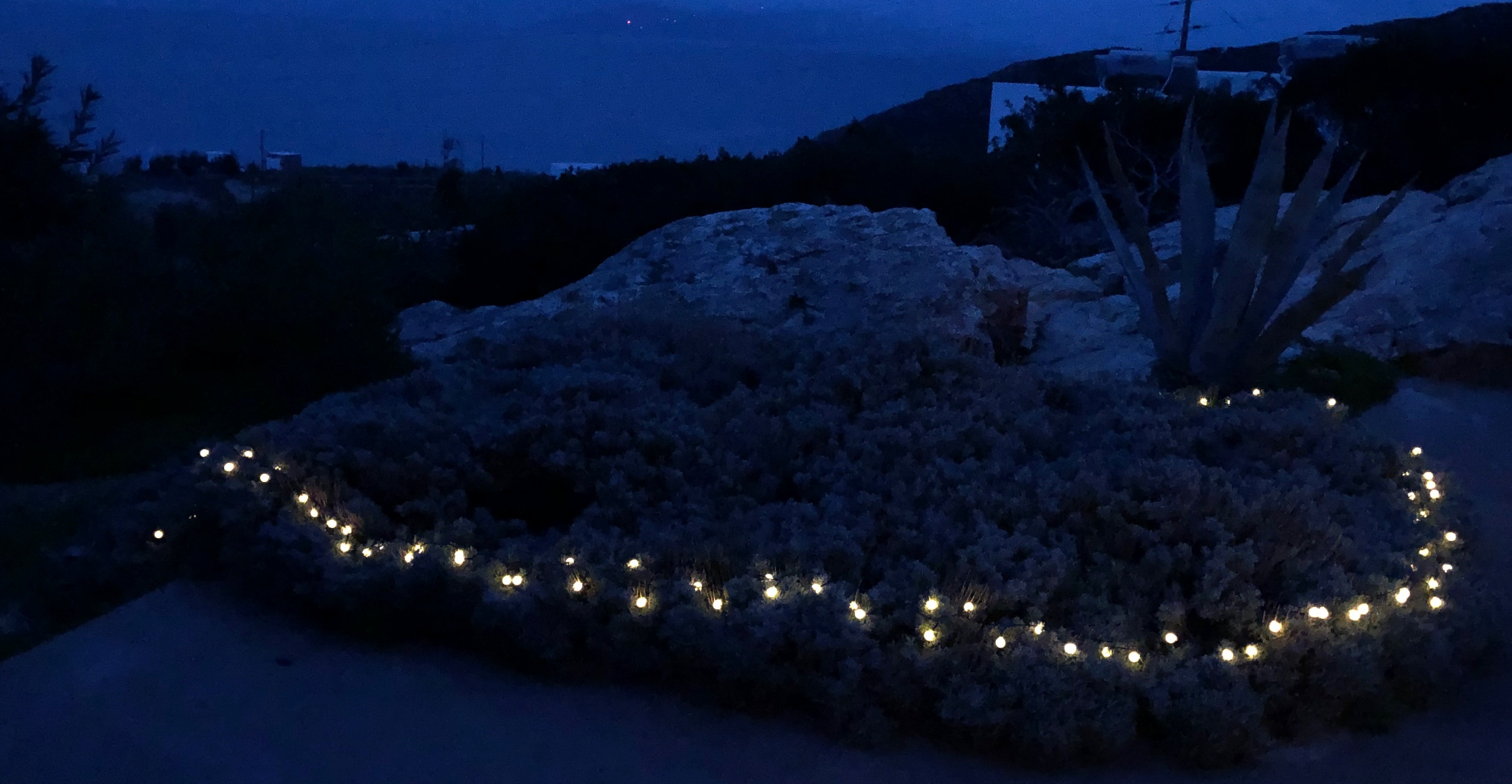 december in serifos at the writer's home